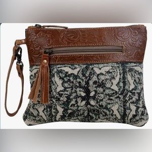 New Myra Stencil Wristlet